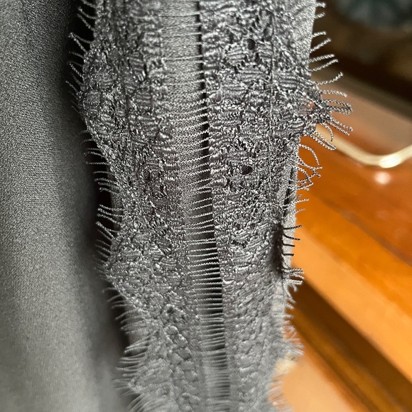 Black trousers lace and mesh detail down the sides XL - Picture 3 of 10